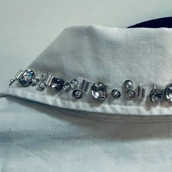 J. Crew Jewel-collar Button-up Shirt - White - S - Picture 5 of 5